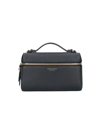 Tory Burch Mini Chic Crossbody Bag - 4.7" Height In Black