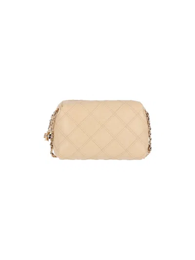 Tory Burch Mini Crossbody Bag "fleming" In White