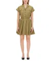 Tory Burch Cotton Poplin Shirt Mini Dress