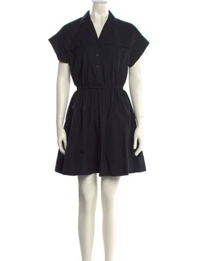 Pre-owned Tory Burch Mini Dress In Black