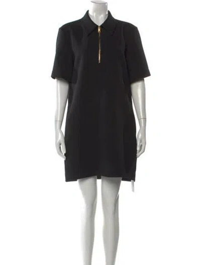 Pre-owned Tory Burch Mini Dress In Black