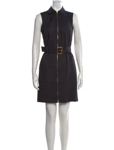 Pre-owned Tory Burch Mini Dress In Black