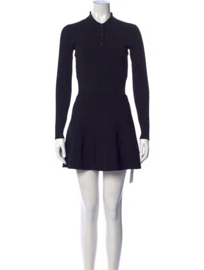 Pre-owned Tory Burch Mini Dress In Black
