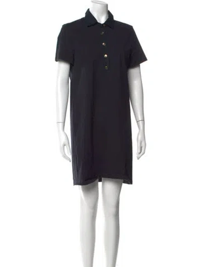Pre-owned Tory Burch Mini Dress In Black