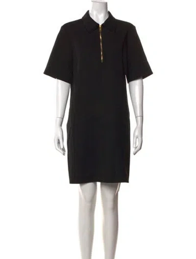 Pre-owned Tory Burch Mini Dress In Black