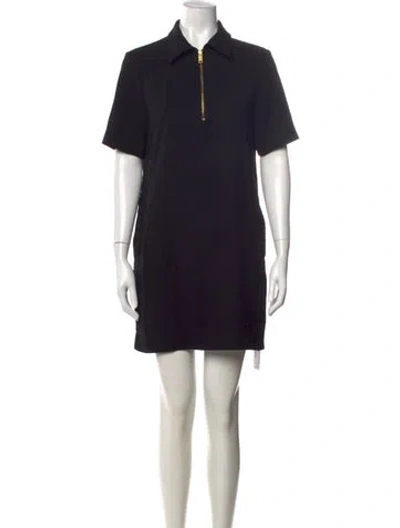 Pre-owned Tory Burch Mini Dress In Black