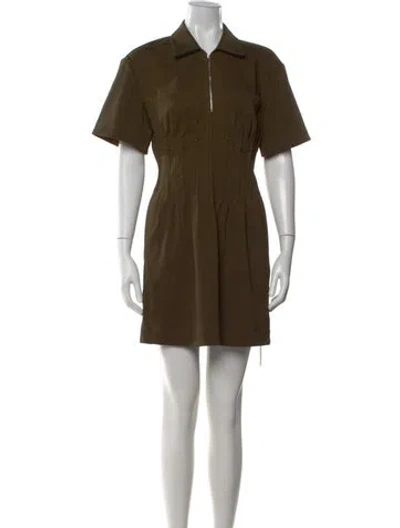 Pre-owned Tory Burch Mini Dress In Green