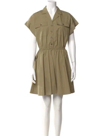 Pre-owned Tory Burch Mini Dress In Neutral