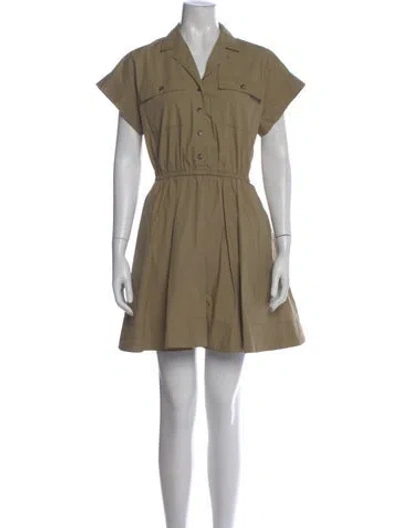 Pre-owned Tory Burch Mini Dress In Neutral