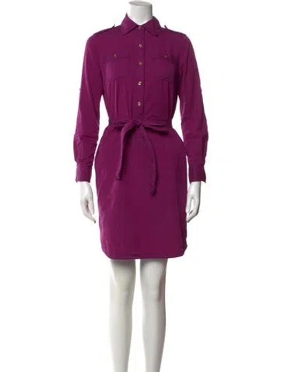 Pre-owned Tory Burch Mini Dress In Pink