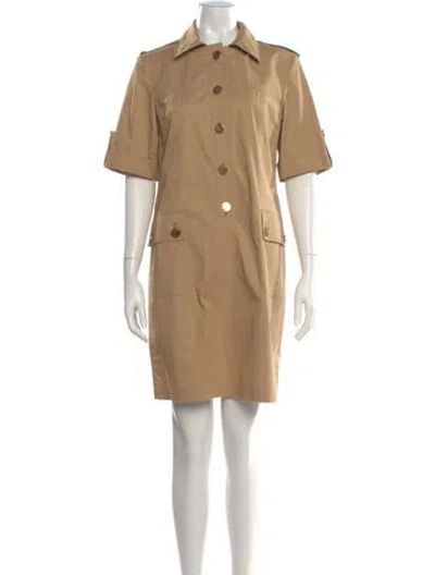 Pre-owned Tory Burch Mini Dress W/ Tags In Neutral