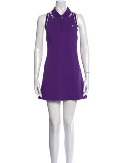 Pre-owned Tory Burch Mini Dress W/ Tags In Purple