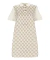 Tory Burch Wool And Silk Shirtdress In White