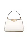 Tory Burch Mini Eleanor Baulet In Milk White Leather