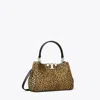 Tory Burch Mini Eleanor Calf Hair Satchel In Multi