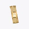 Tory Burch Mini Eleanor Double Wrap Watch In Gold