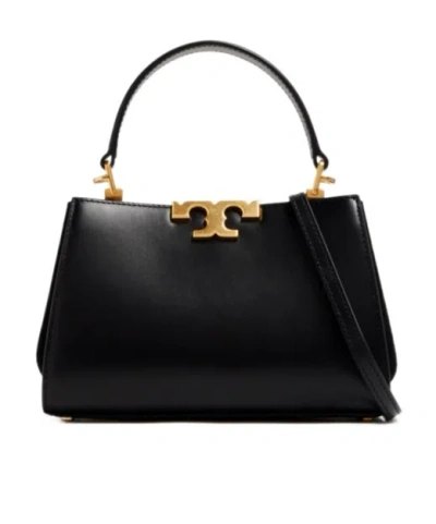Tory Burch Mini Eleanor Leather Satchel In Black