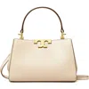 Tory Burch Mini Eleanor Leather Satchel In New Cream