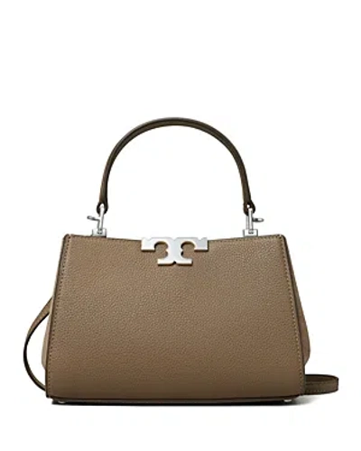 Tory Burch Eleanor Pebbled Leather Tote Bag In Wild Mushroom
