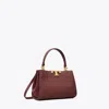 Tory Burch Mini Eleanor Pebbled Satchel In Metallic