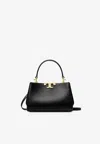 Tory Burch Mini Eleanor Satchel Bag In Black
