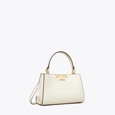 Tory Burch Mini Eleanor Satchel In Warm White