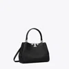 Tory Burch Mini Eleanor Soft Satchel In Black