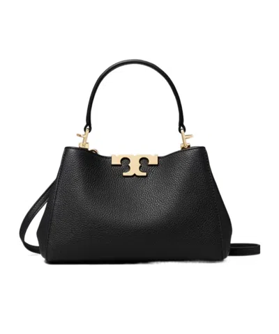 Tory Burch Mini Eleanor Soft Satchel Bag In Black