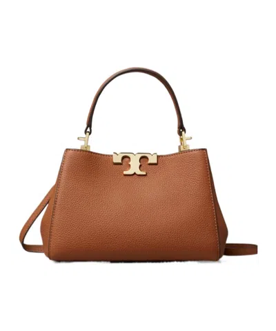 Tory Burch Mini Eleanor Soft Satchel In Brown