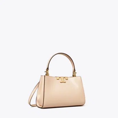 Tory Burch Mini Eleanor Spazzolato Satchel In Rose Pink