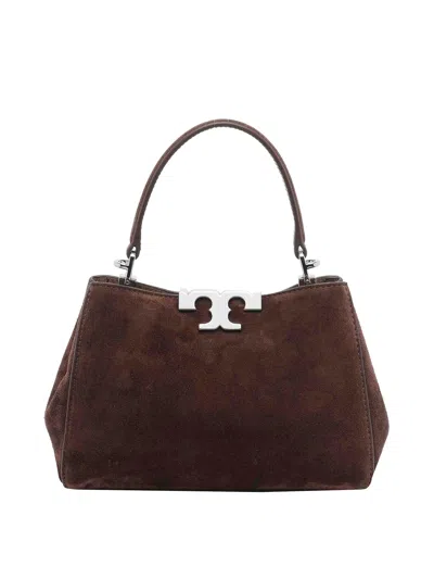 Tory Burch Mini Eleanor Suede Satchel Bag In Brown