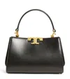 Tory Burch Eleanor Mini Leather Tote Bag In Black