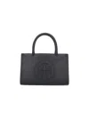 Tory Burch Mini "ella" Bag In Black Biotex™ Fabric