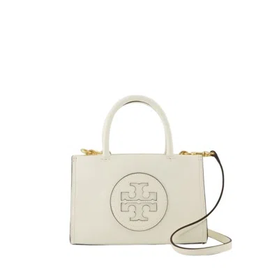 Tory Burch Mini Ella Bio Shopper Bag - White - Synthetic Leather In Neutrals