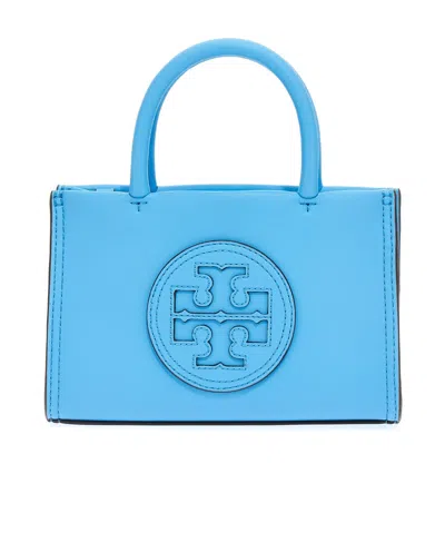 Tory Burch Mini Ella Bio Tote Bag In Blue
