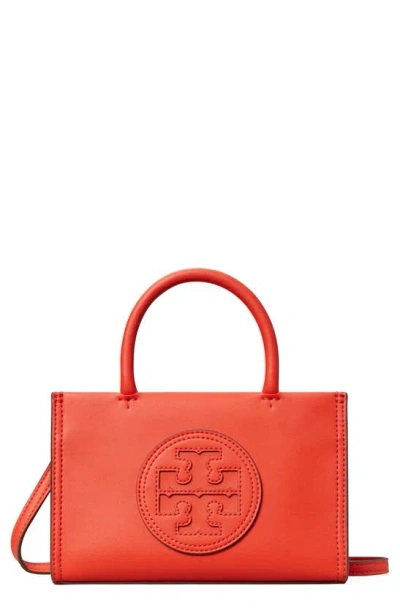 Tory Burch Mini Ella Bio Tote In Poppy Red