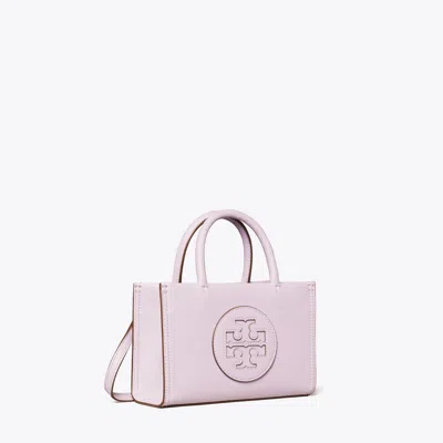 Tory Burch Mini Ella Bio Tote In Purple Heather