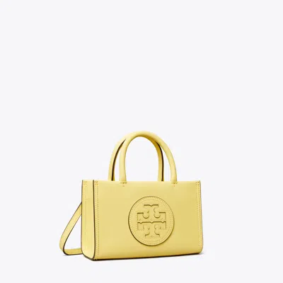 Tory Burch Mini Ella Bio Tote In Yellow