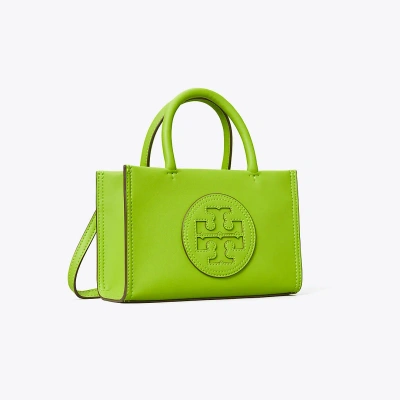 Tory Burch Mini Ella Bio Tote In Wheatgrass