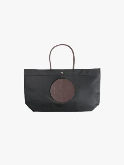 Tory Burch Ella Twist Mini Shoulder Bag In Black