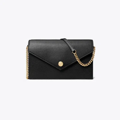 Tory Burch Mini Envelope Chain Wallet In Black