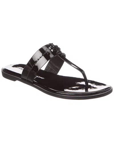 Tory Burch Mini Everly Patent Sandal In Black