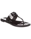 Tory Burch Mini Everly Patent Sandal In Black