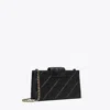Tory Burch Mini Fleming Crossbody In Black