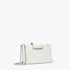 Tory Burch Mini Fleming Crossbody In White