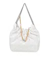 Tory Burch Mini Fleming Nappa Leather Bag In White