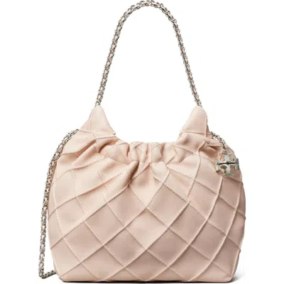 Tory Burch Mini Fleming Quilted Leather Hobo Bag
