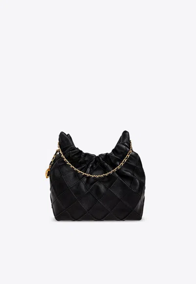 Tory Burch Mini Fleming Shoulder Bag In Black