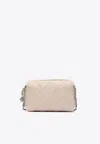 Tory Burch Mini Fleming Soft Crossbody Bag In Pink