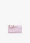 Tory Burch Mini Fleming Soft Leather Clutch Bag